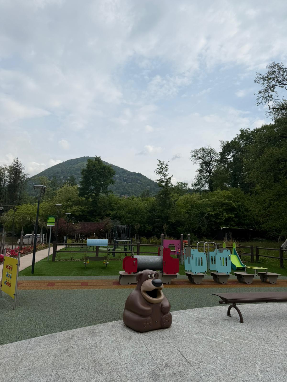 Giochi presenti al parco inclusivo